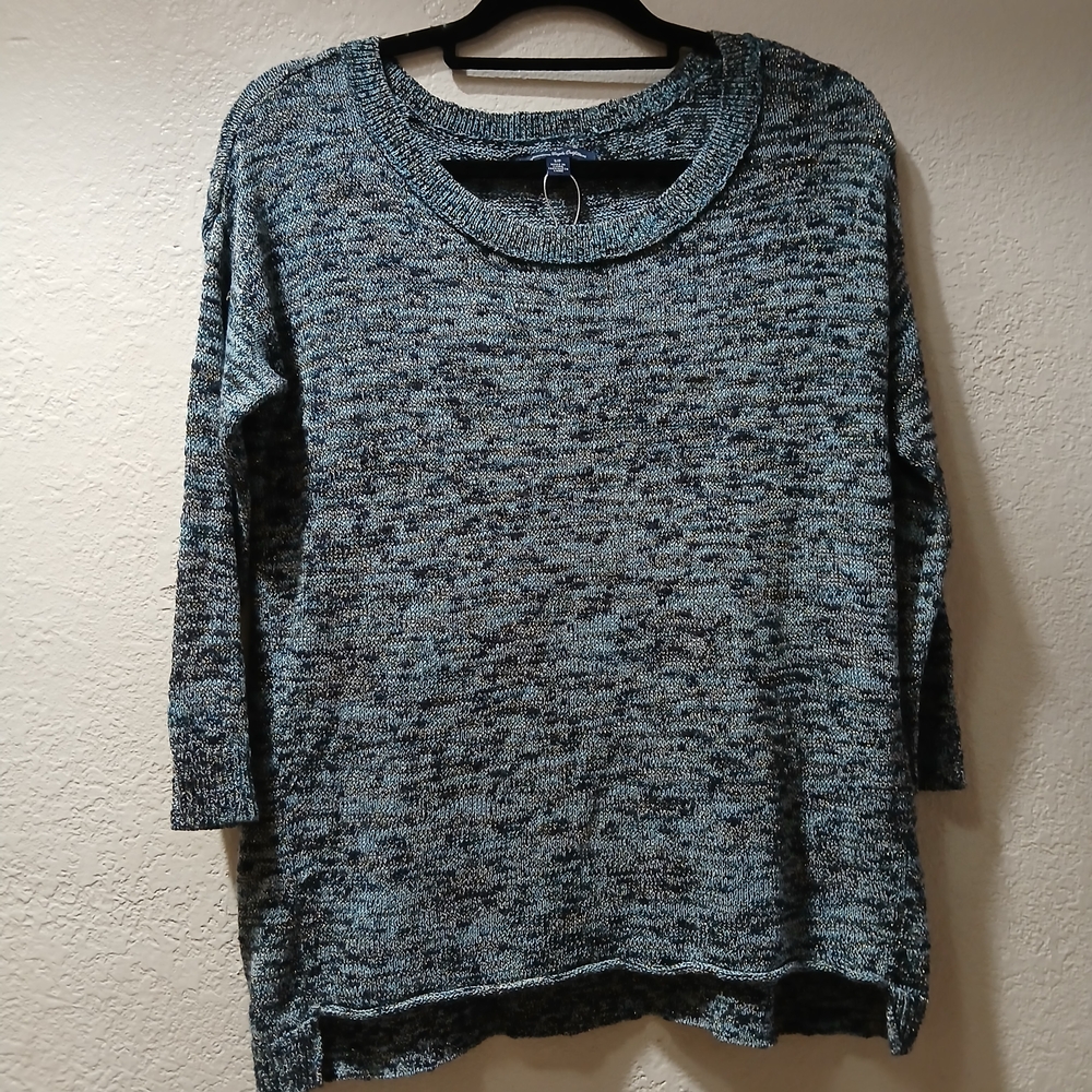 American Eagle outfitters  blue and Black Knit Sweater